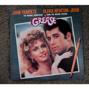 Grease Original Motion Picture Soundtrack 2LP Vinyl RSO 1978 Gatefold VG+ Tested